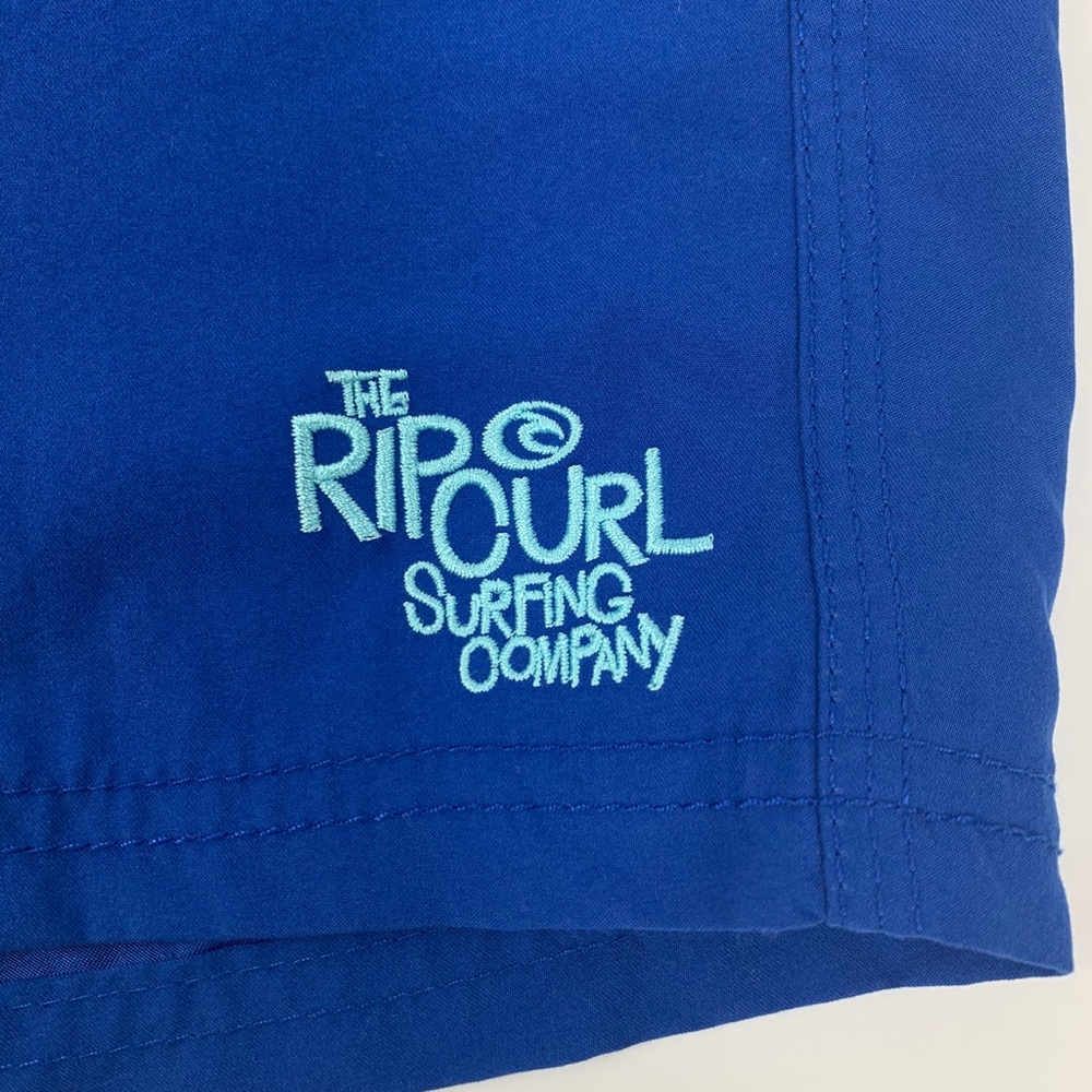 Rip Curl Shorts Tie Waist Two Back Velcro Pockets - Picture 4 of 6